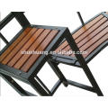 Outdoor garden bar furniture sets plastic wood aluminium bar chair and table